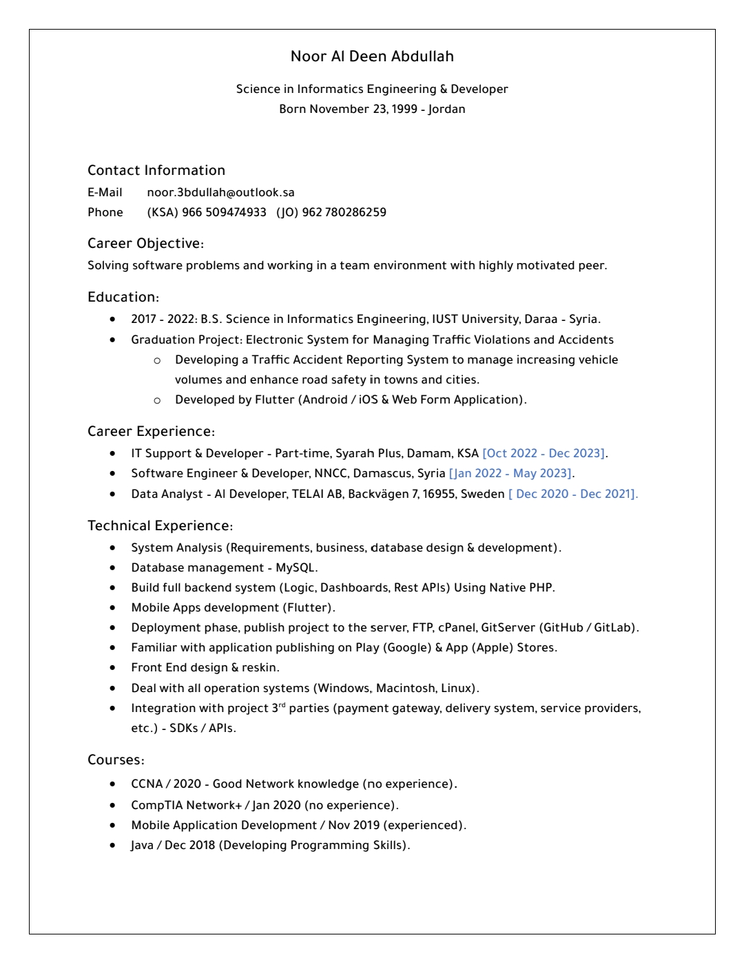 Resume